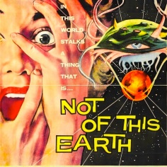 1950s Vintage Movie 1957 Poster NOT OF THIS EARTH